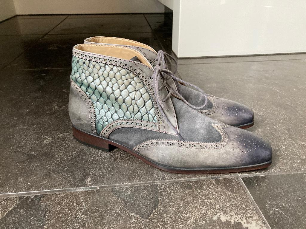 Melik veterboots 44, Bruin, Boots, Ophalen of Verzenden, Melik