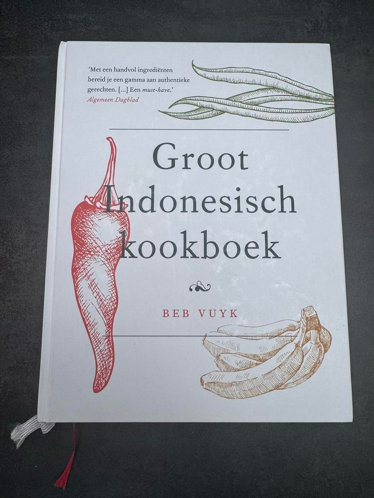 Groot Indonesisch kookboek - Beb Vuyk - Klassieker, Boeken, Ophalen of Verzenden, Zo goed als nieuw, Azië en Oosters