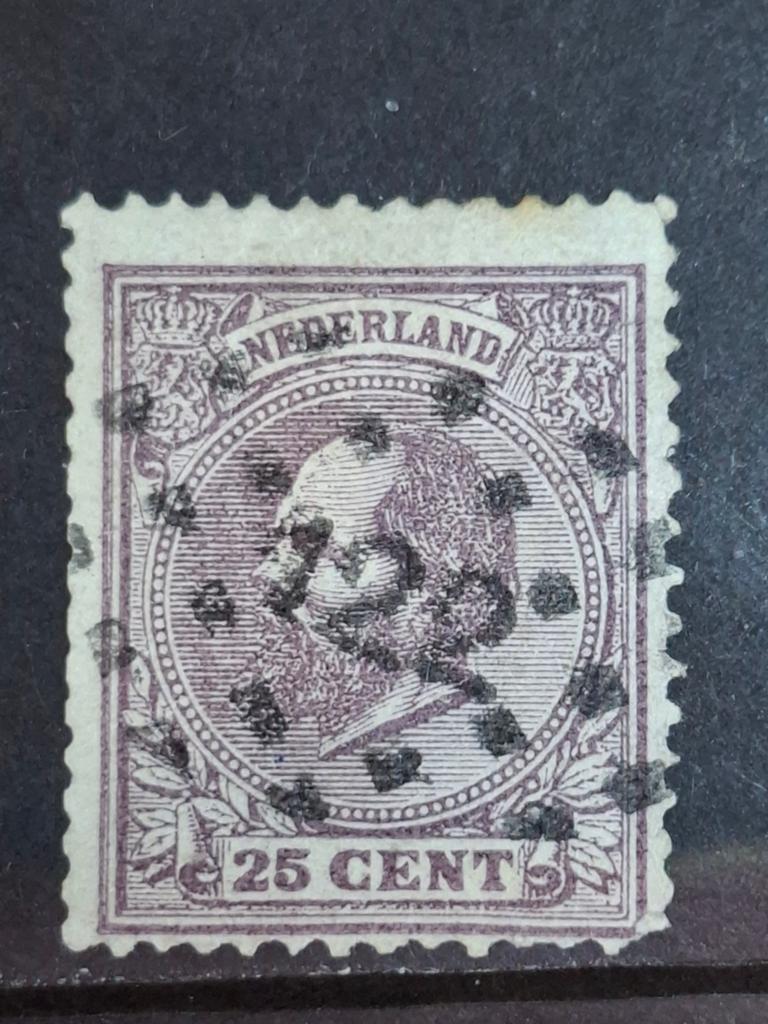 Puntstempel zegel nr 122 Winschoten nvph 26, Postzegels en Munten, Ophalen of Verzenden