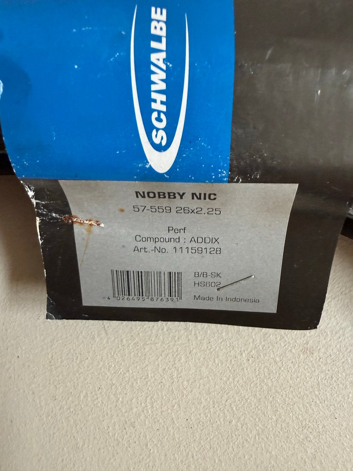 Schwalbe Nobby Nic 26x2.25 MTB Band - Nieuw, Fietsen en Brommers, Band, Nieuw, Ophalen of Verzenden, Mountainbike