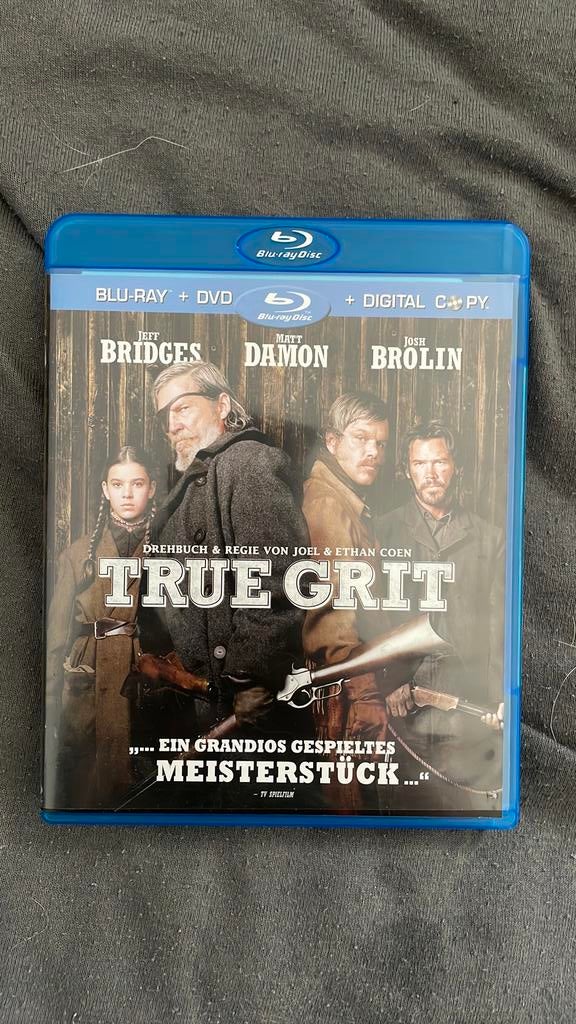True Grit Blu-ray – Western, Ophalen of Verzenden, Zo goed als nieuw, Actie