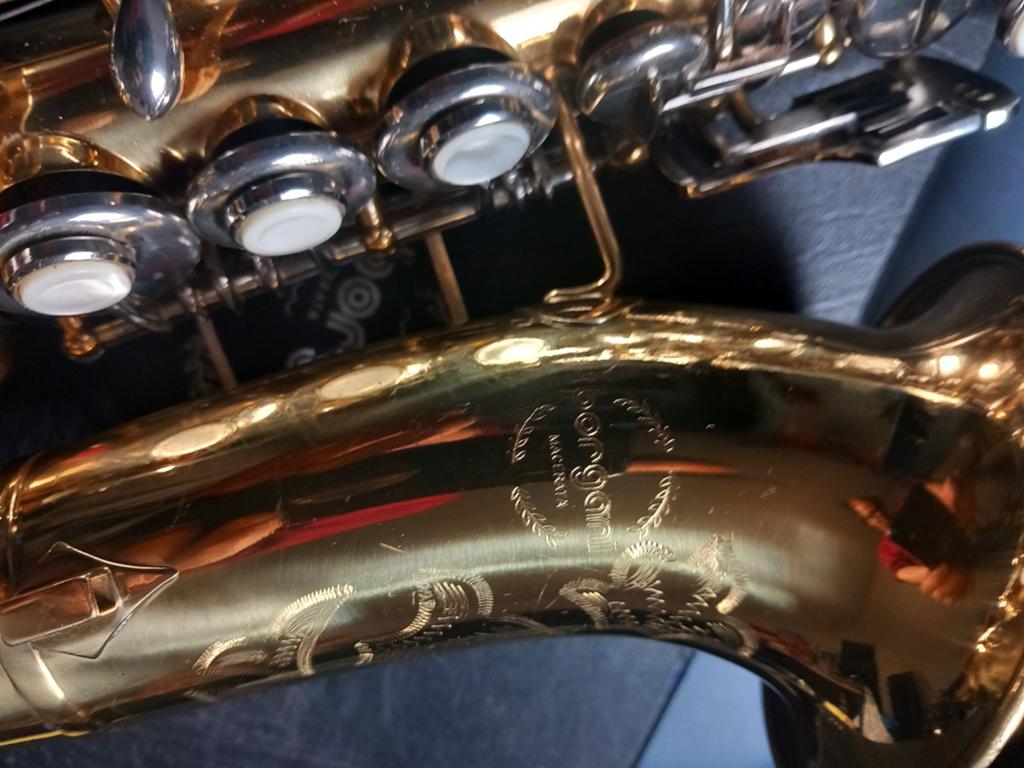 Borgani Macerata gebogen sopraan saxofoon, Muziek en Instrumenten, Blaasinstrumenten | Saxofoons, Ophalen, Zo goed als nieuw, Sopraan