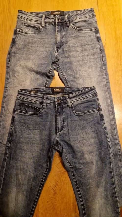 2 Als NIEUWE Refill Jeans - Spijkerbroeken, W28/L32, Blauw, Ophalen of Verzenden, Zo goed als nieuw, Refill