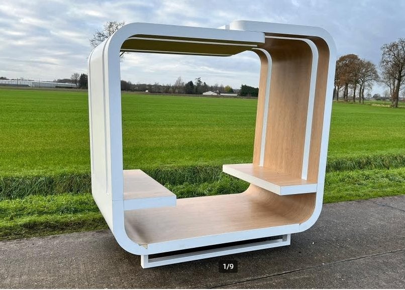 kantoorruimte, trein zitje, seating pod, treincoupes, Werkplek, Ophalen, Nieuw zonder verpakking, Bureau