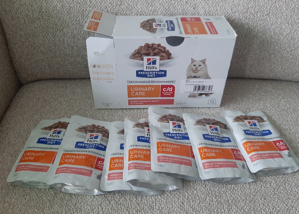 Hill's Urinary Care natvoer zakjes kat 7 x 85 gram, Dieren en Toebehoren, Dierenvoeding, Ophalen, Kat