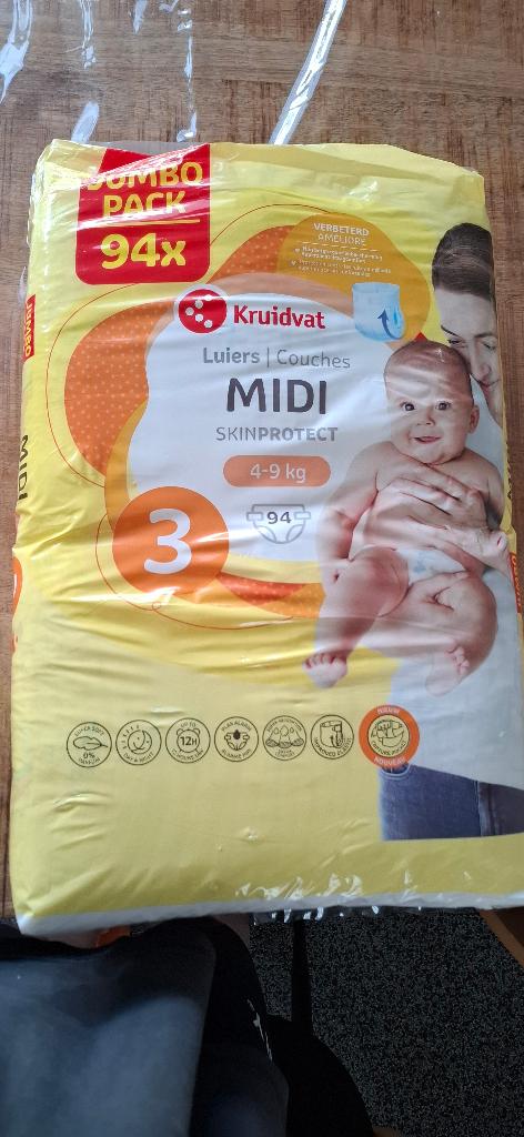 Luiers Kruidvat Midi maat 3, Ophalen, Nieuw, Overige typen