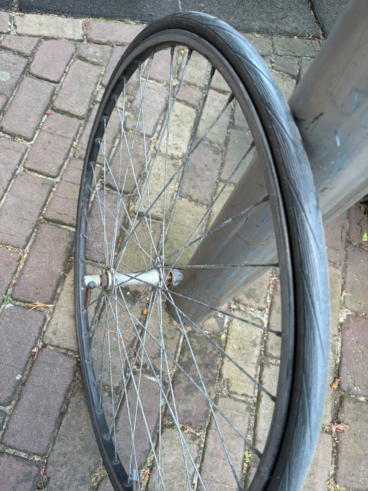 Wiel vintage racefiets, Fietsen en Brommers, Ophalen, Gebruikt, Racefiets, Wiel