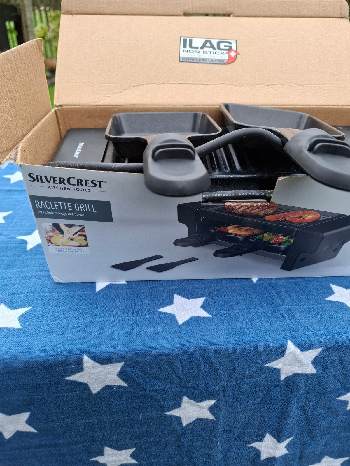 Silvercrest Raclette Grill 350W - Nieuw in doos, Ophalen of Verzenden