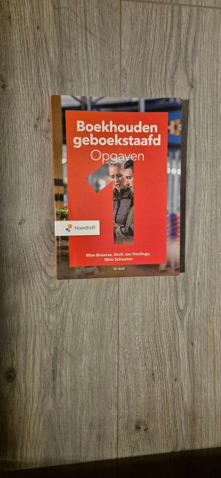 Boekhouden Geboekstaafd Opgaven - 14e druk, Zo goed als nieuw, Gamma, Wim Broerse, Derk Jan Heslinga, Wim Schouten, HBO