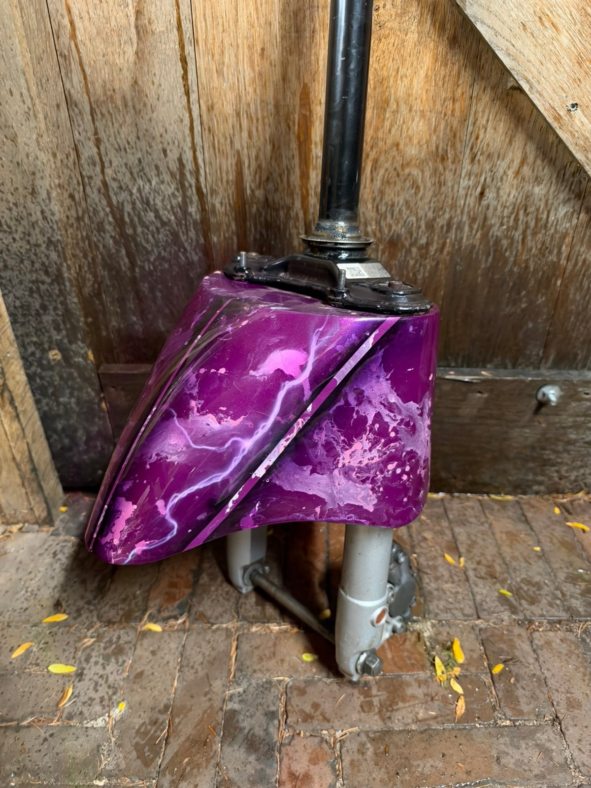 Zip voorvork custom spatbord, Ophalen of Verzenden, Zo goed als nieuw, Overige typen, Piaggio