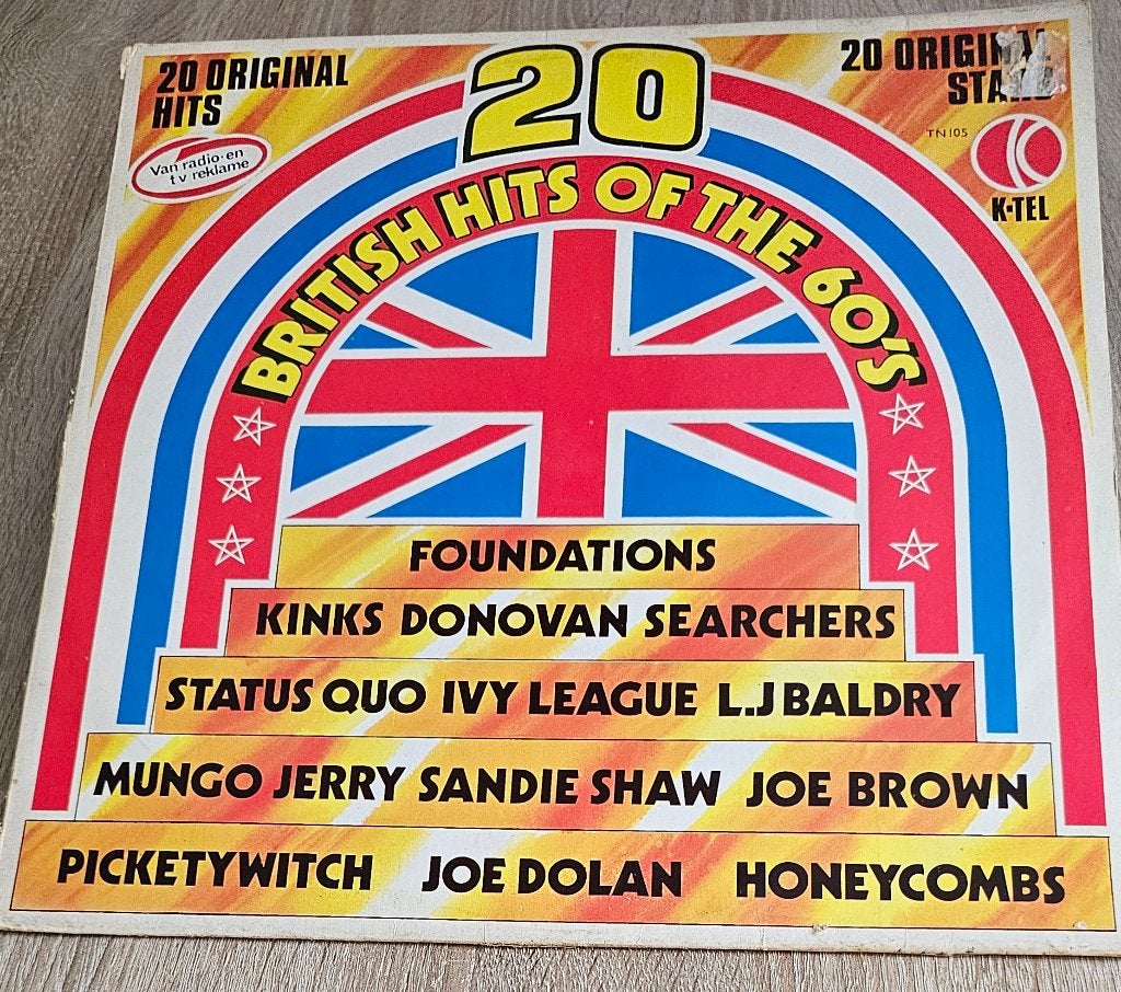 LP - various - 20 British Hits Of The 60's, LP, Gebruikt, Pop, Ophalen of Verzenden