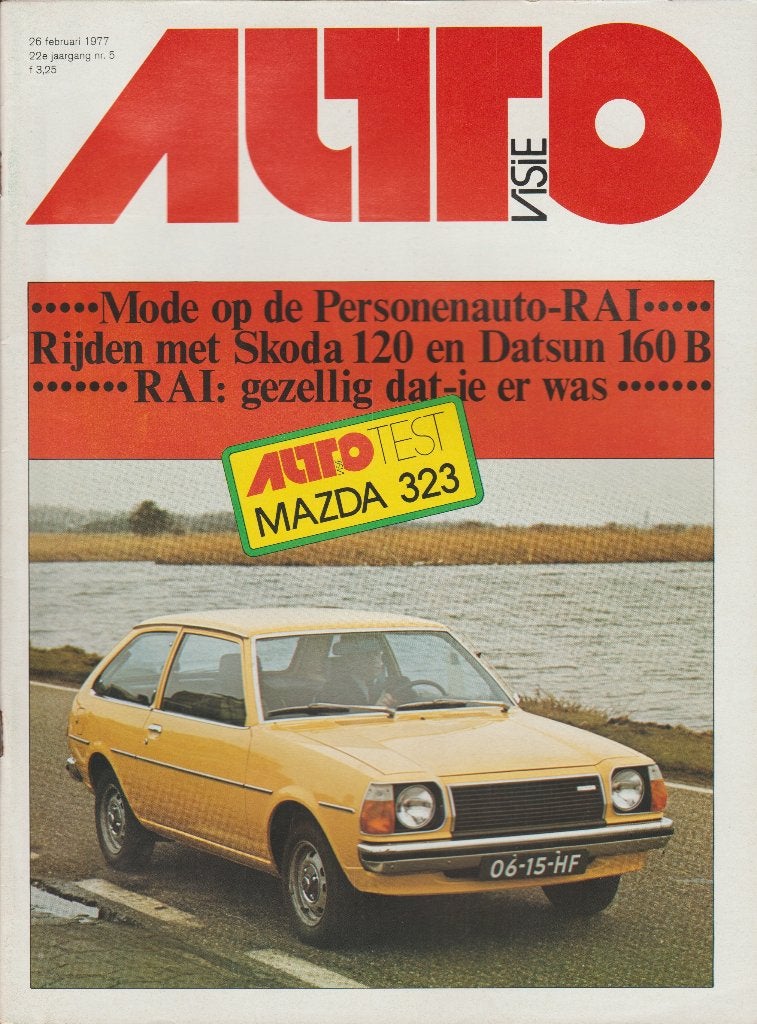 Mazda 323 testen ( FA4 ) in Autovisie e.a., Gelezen, Mazda, Ophalen of Verzenden, Autovisie