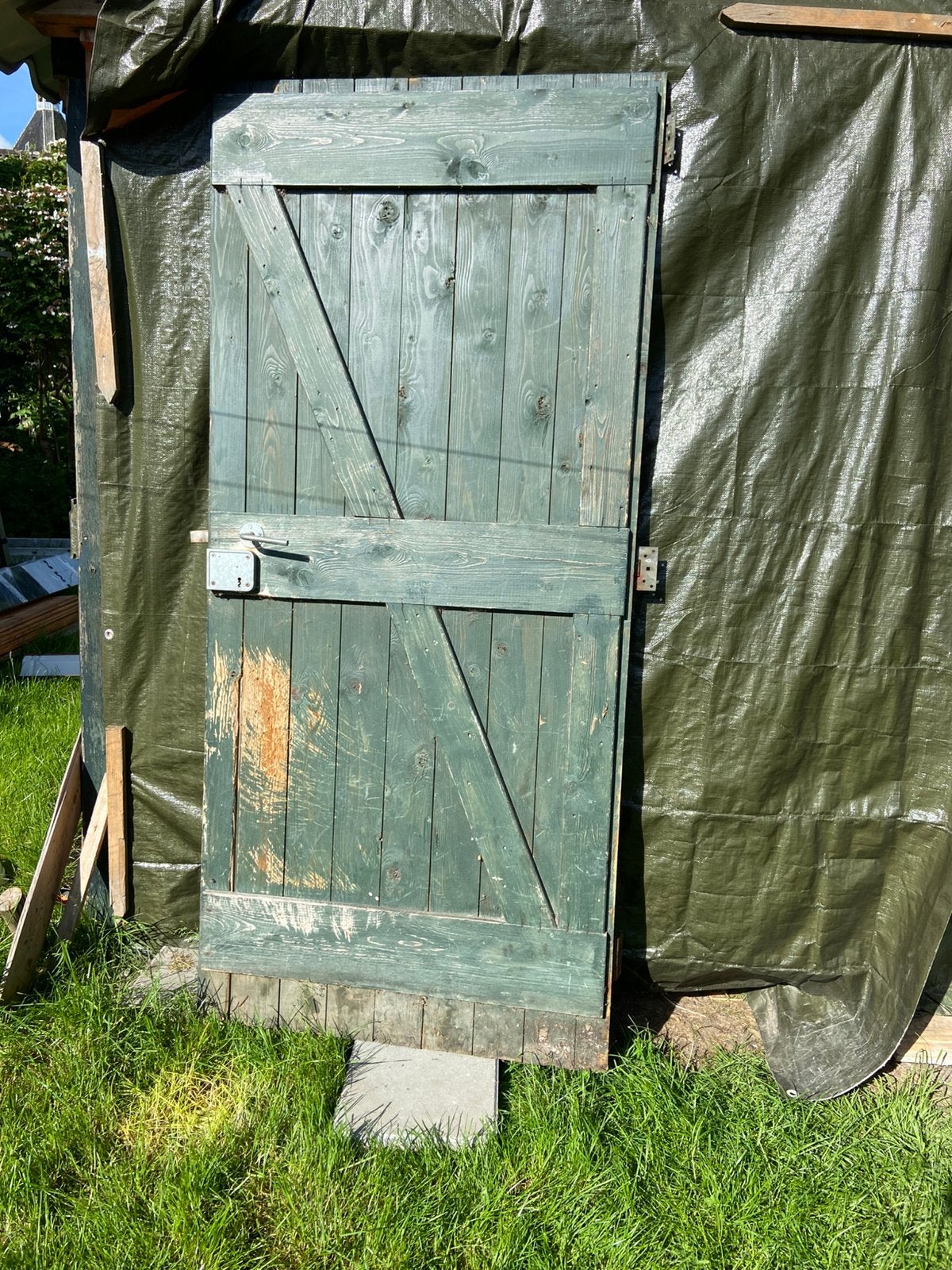 Degelijke Schuurdeur 190x87 cm, Gebruikt, Overige typen, Minder dan 200 cm, Zonder ramen
