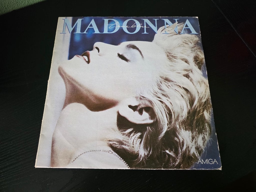 Madonna - Amiga LP - True Blue, Ophalen of Verzenden, 1980 - 1989, Gebruikt, 12 inch