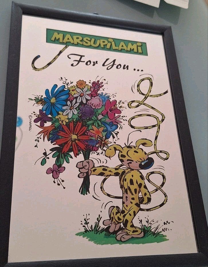 Spiegel Marsupilami, Verzamelen, Ophalen of Verzenden, Beeldje of Figuurtje
