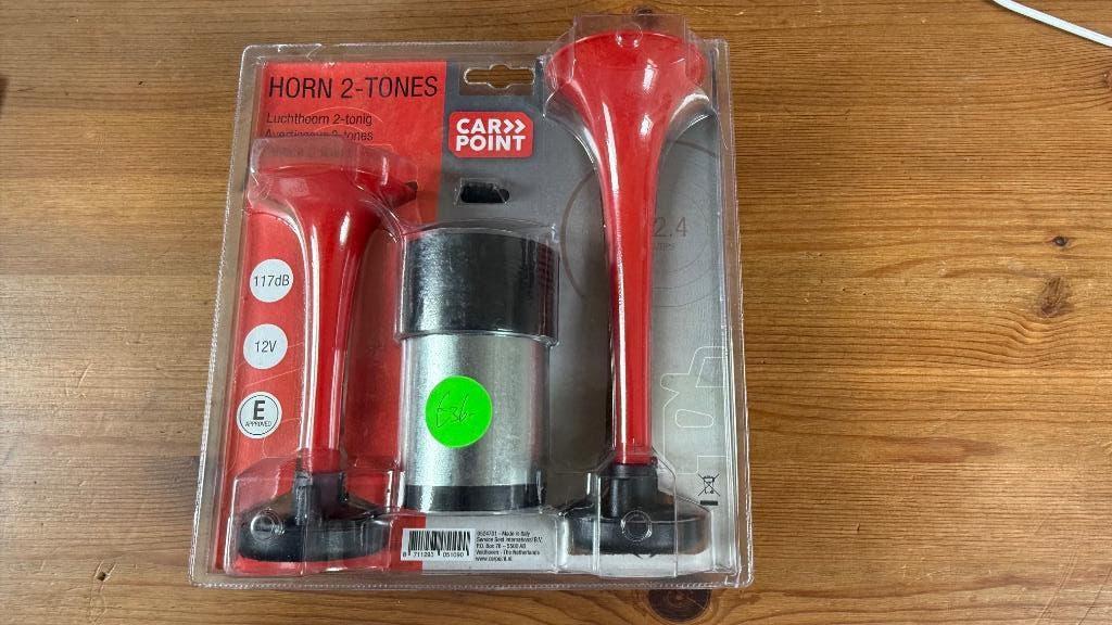 Carpoint Luchthoorn 2-tonig 12V 117dB 240W, Auto-onderdelen, Ophalen of Verzenden, Nieuw, Universele onderdelen