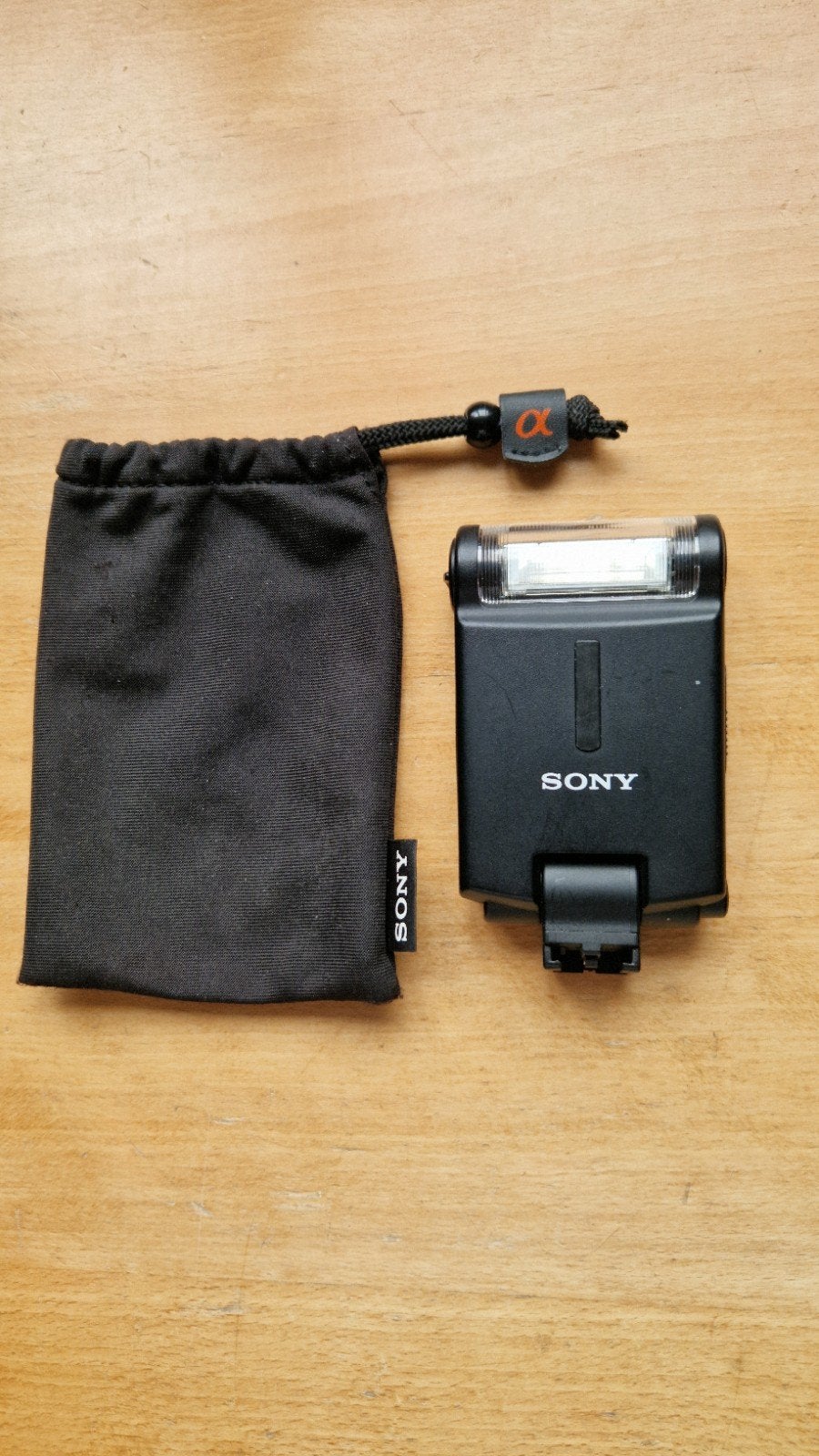 Sony HVL-F20M flitser, Externe flitser, Ophalen of Verzenden, Zo goed als nieuw, Sony