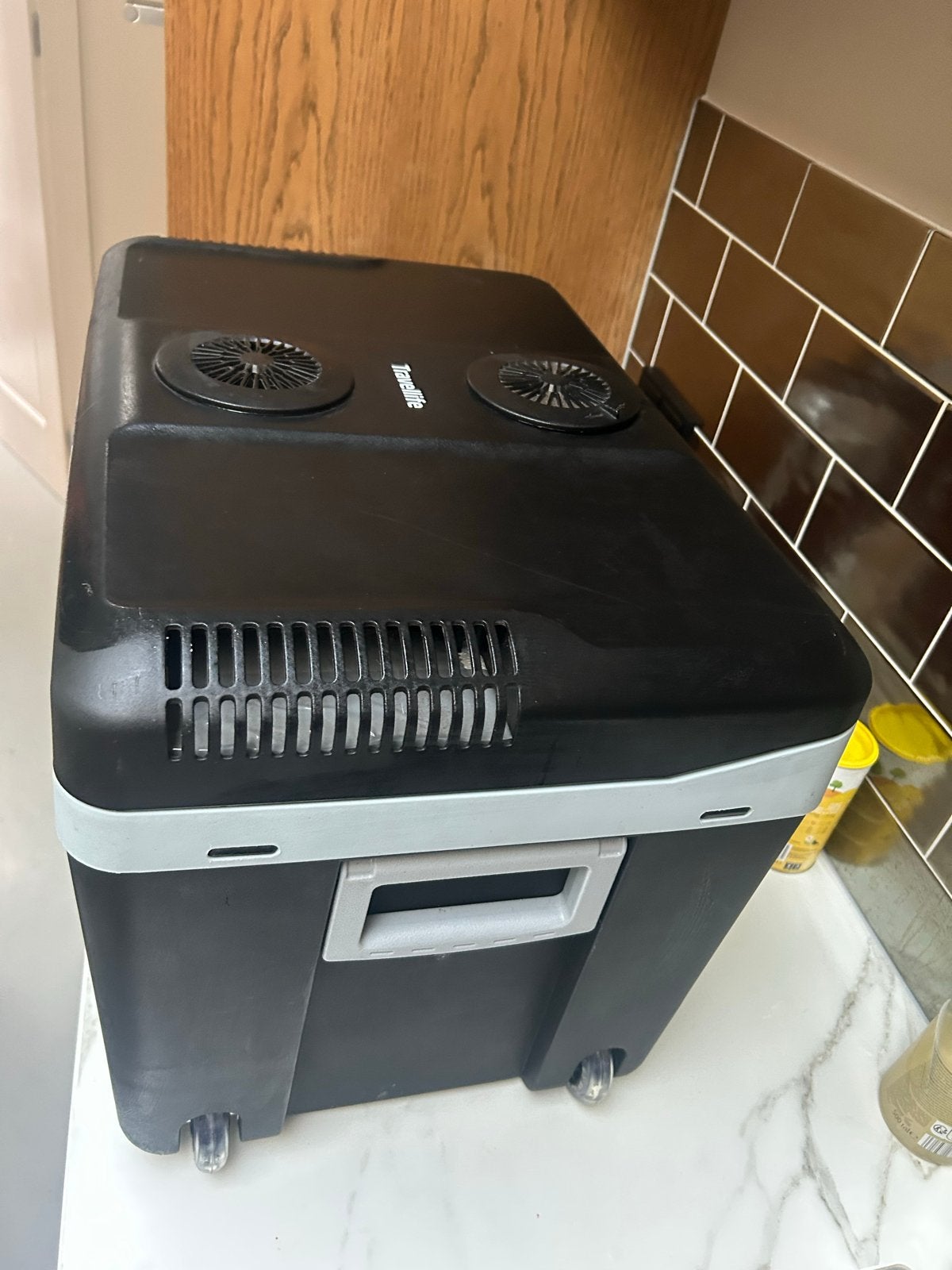 Travellife L-45 AC/DC elektrische koelbox met wielen, Ophalen, Gebruikt, Koelbox, Elektrisch