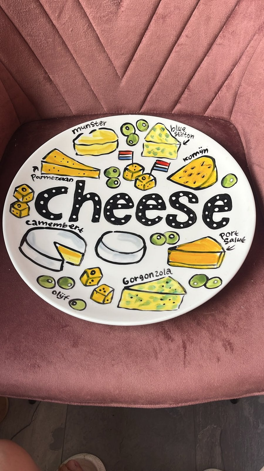 Blond Amsterdam LE Handwerk schaal Cheese, Huis en Inrichting, Ophalen of Verzenden, Nieuw, Aardewerk, Schaal of Schalen