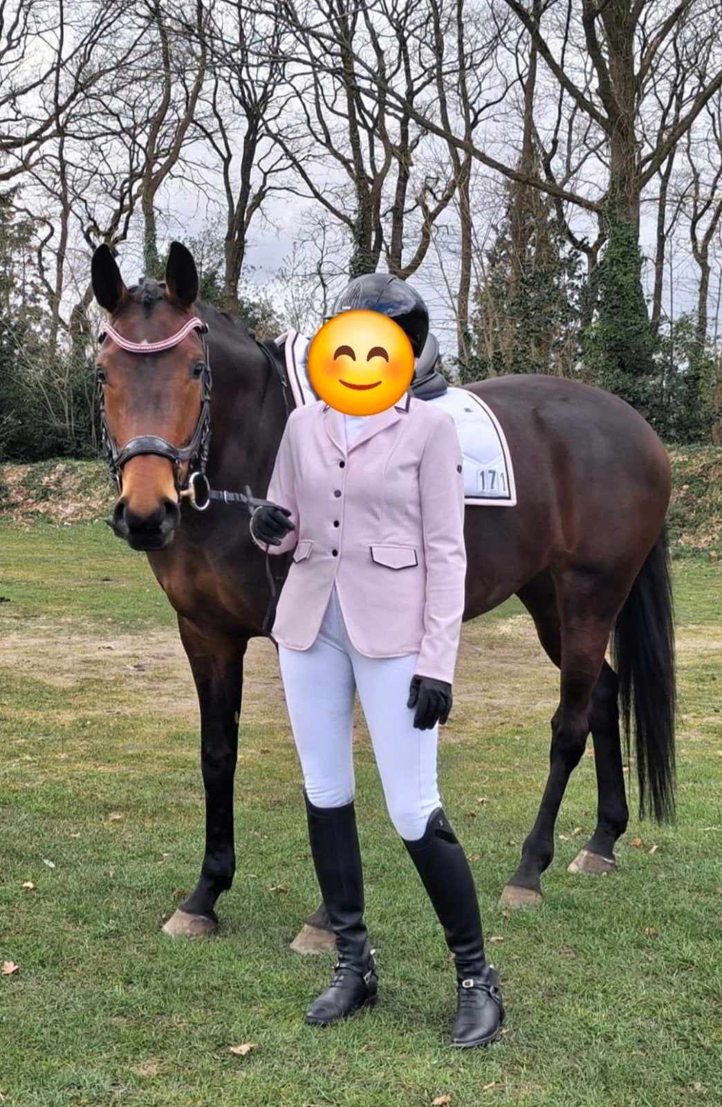 Quur wedstrijdjasje, Dieren en Toebehoren, Ophalen of Verzenden, Zo goed als nieuw, Dressuur, Bovenkleding