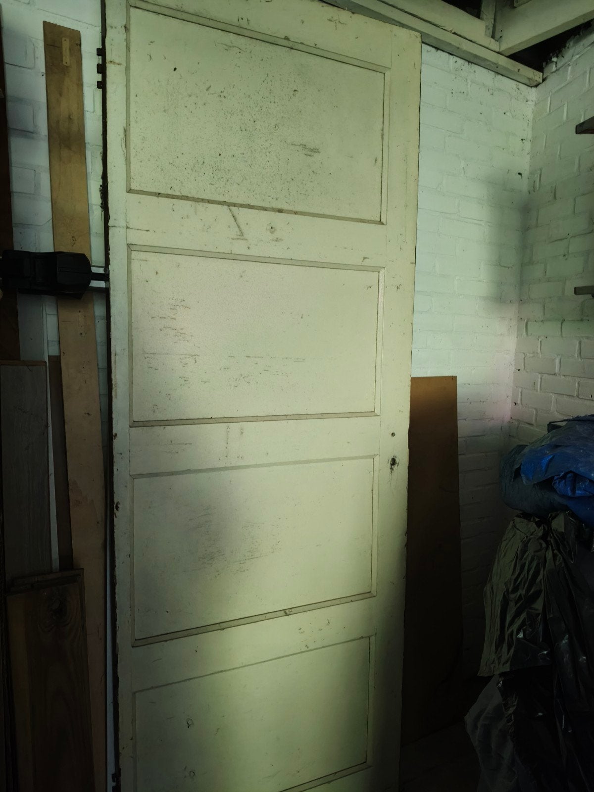 Bruynzeel Paneeldeur 210x76 (aangepast), Ophalen, Binnendeur, 200 tot 215 cm
