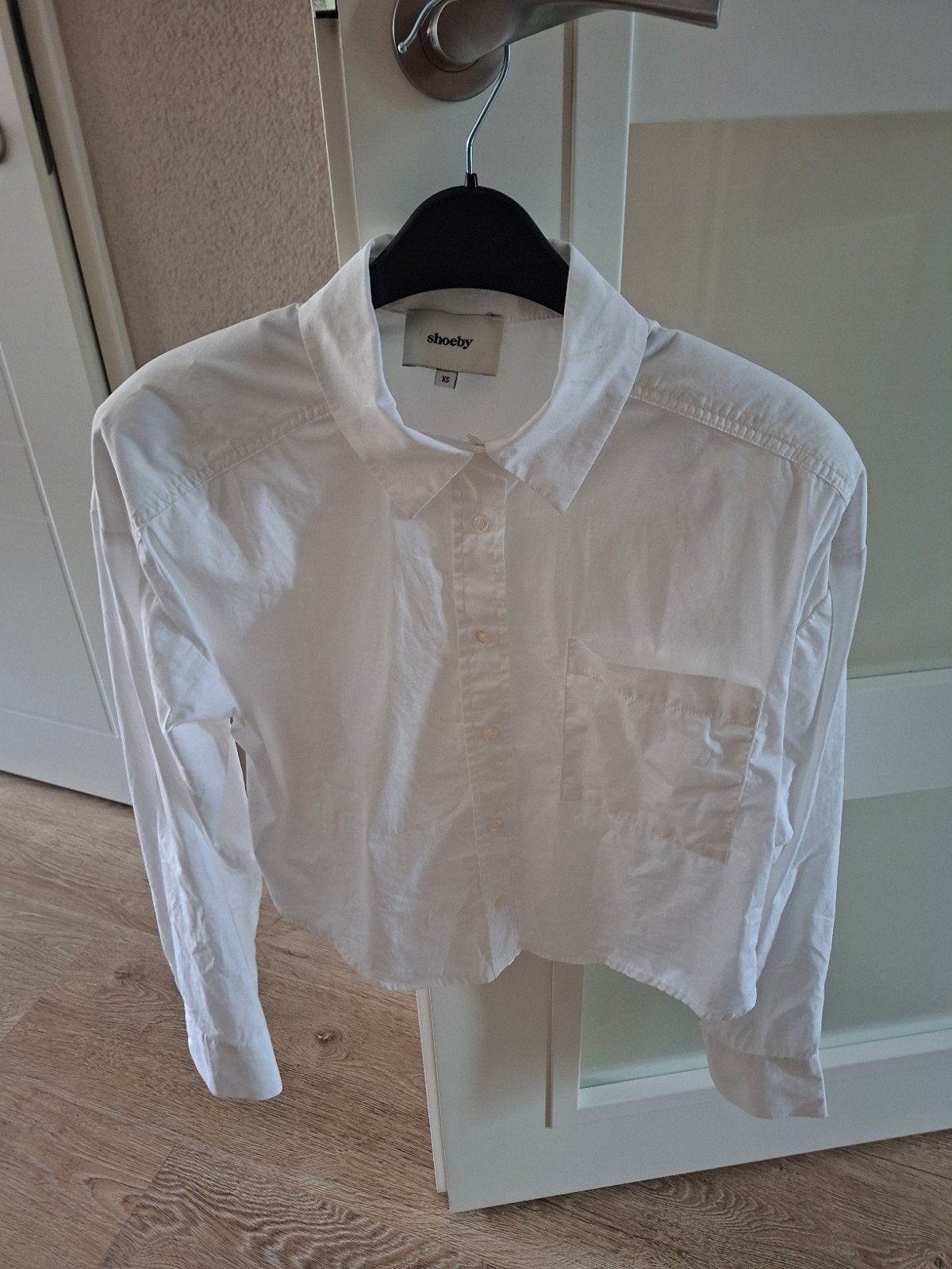 Wit crop Shoeby blouse maat XS, Kleding | Dames, Wit, Ophalen of Verzenden, Zo goed als nieuw, Shoeby