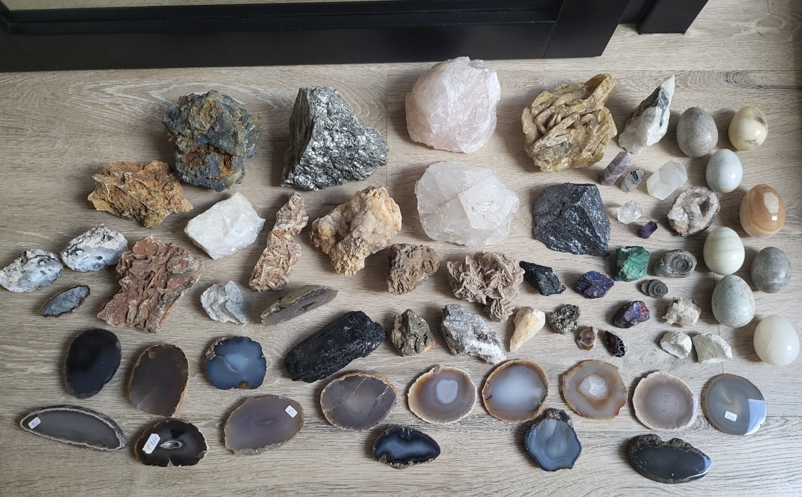 partij mineralen, Ophalen