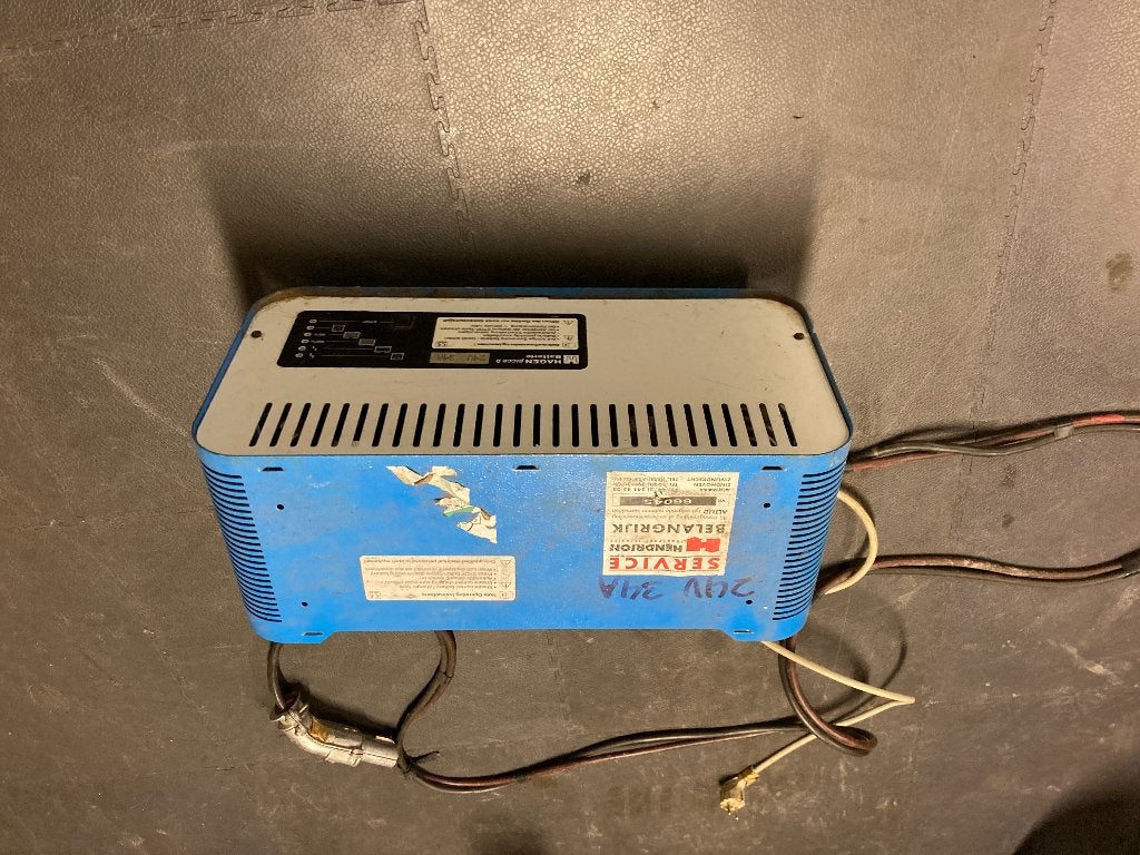 Oplader tractie accu, Ophalen, Gebruikt