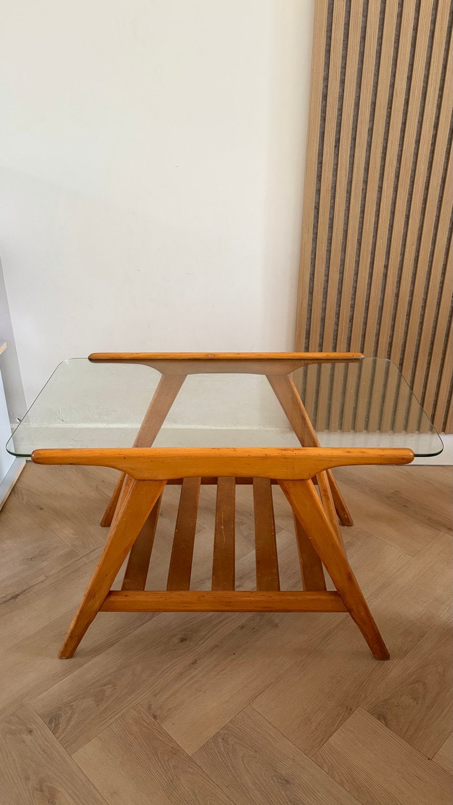 Vintage Salontafel van Cesare Lacca - Italiaans Design, Huis en Inrichting, Ophalen, Gebruikt, 100 tot 150 cm, 50 tot 100 cm