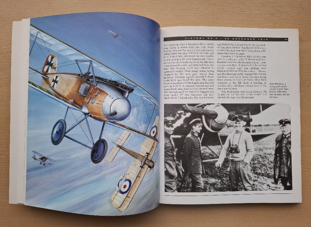 Under the guns of the Red Baron (Eerste Wereldoorlog), Verzenden, Luchtmacht, Engeland, Boek of Tijdschrift