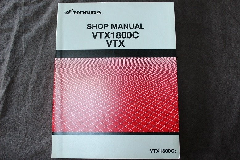Honda VTX1800 C 2001 motorcycle shop manual VTX 1800C, Ophalen of Verzenden, Honda