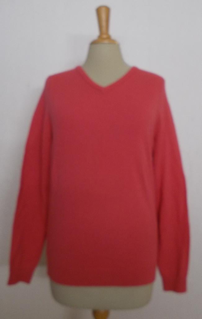 Mooie roze 100% merino wollen trui! M, Kleding | Dames, Verzenden, Zo goed als nieuw, Maat 38/40 (M), Roze