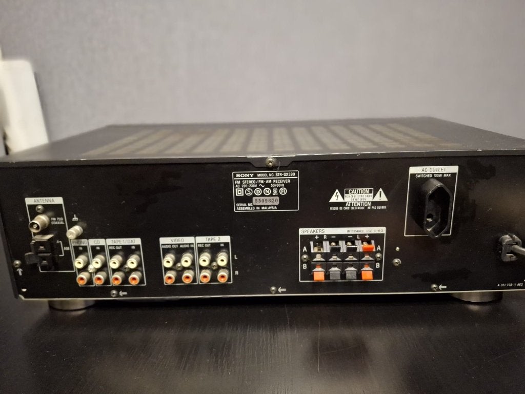 Sony AM / FM receiver STR-GX390, Ophalen of Verzenden, Gebruikt