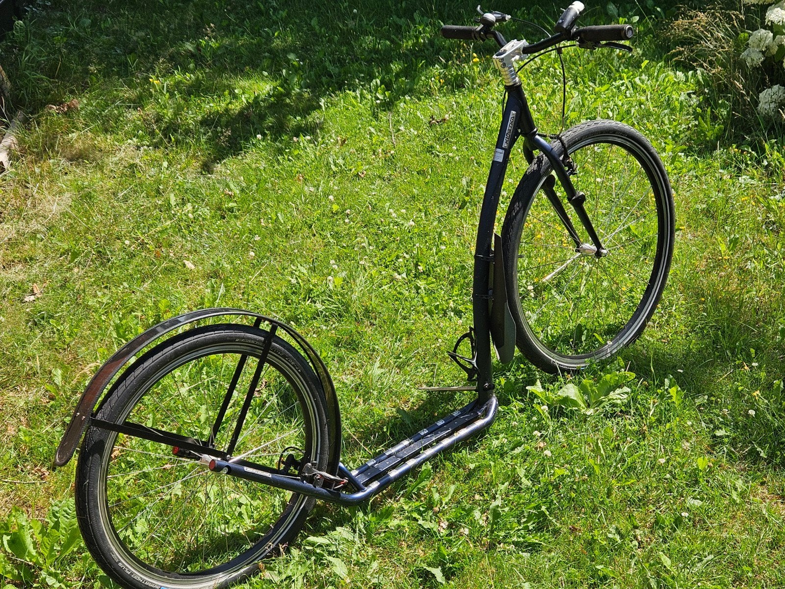 Kostka step met standaard, Fietsen en Brommers, Steps, Ophalen, Gebruikt, Kickbike, Kostka