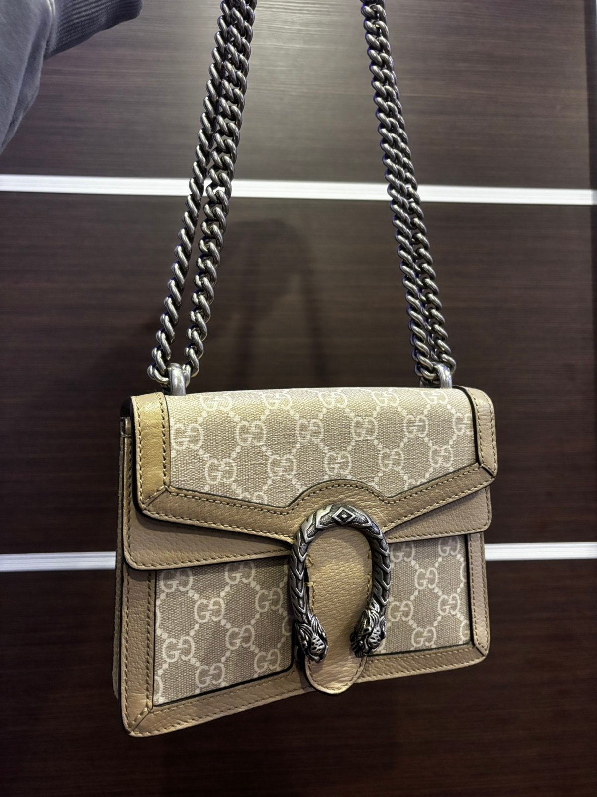 Gucci Dionysus bag, Ophalen, Zo goed als nieuw, Beige, Schoudertasje