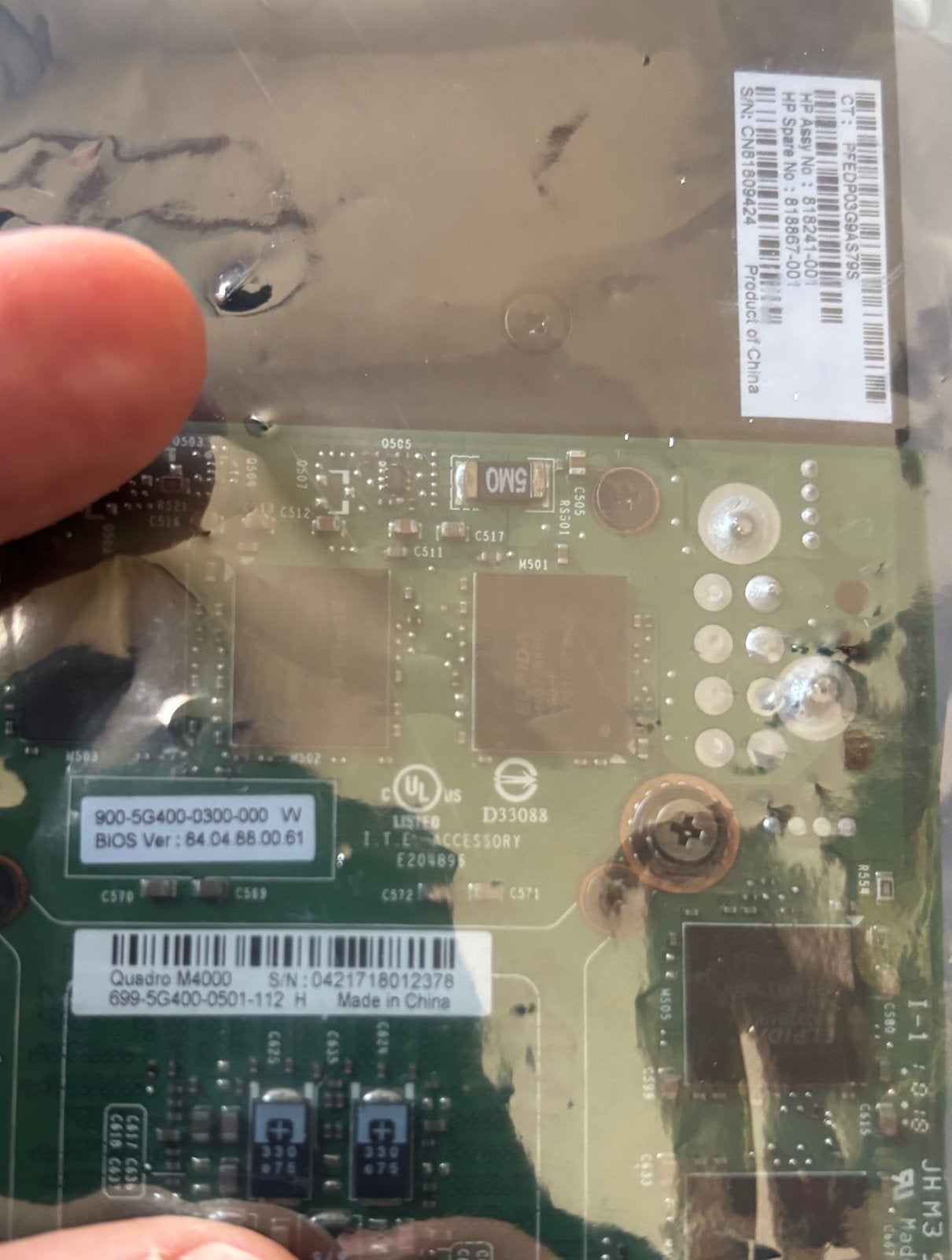 NVidia Quadro M4000 graphics kaart. Ongebruikt!, Computers en Software, Ophalen, Nieuw, DisplayPort