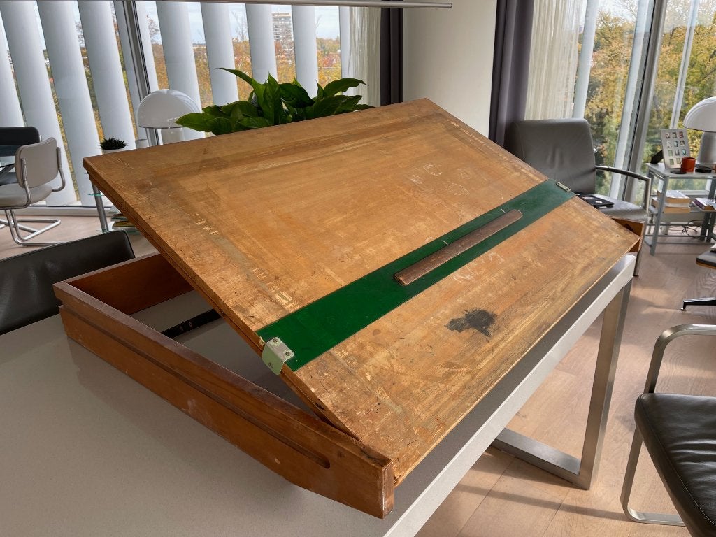 Tekentafel, Doe-het-zelf en Verbouw, Tekentafels, Ophalen, Gebruikt, Minder dan 130 cm