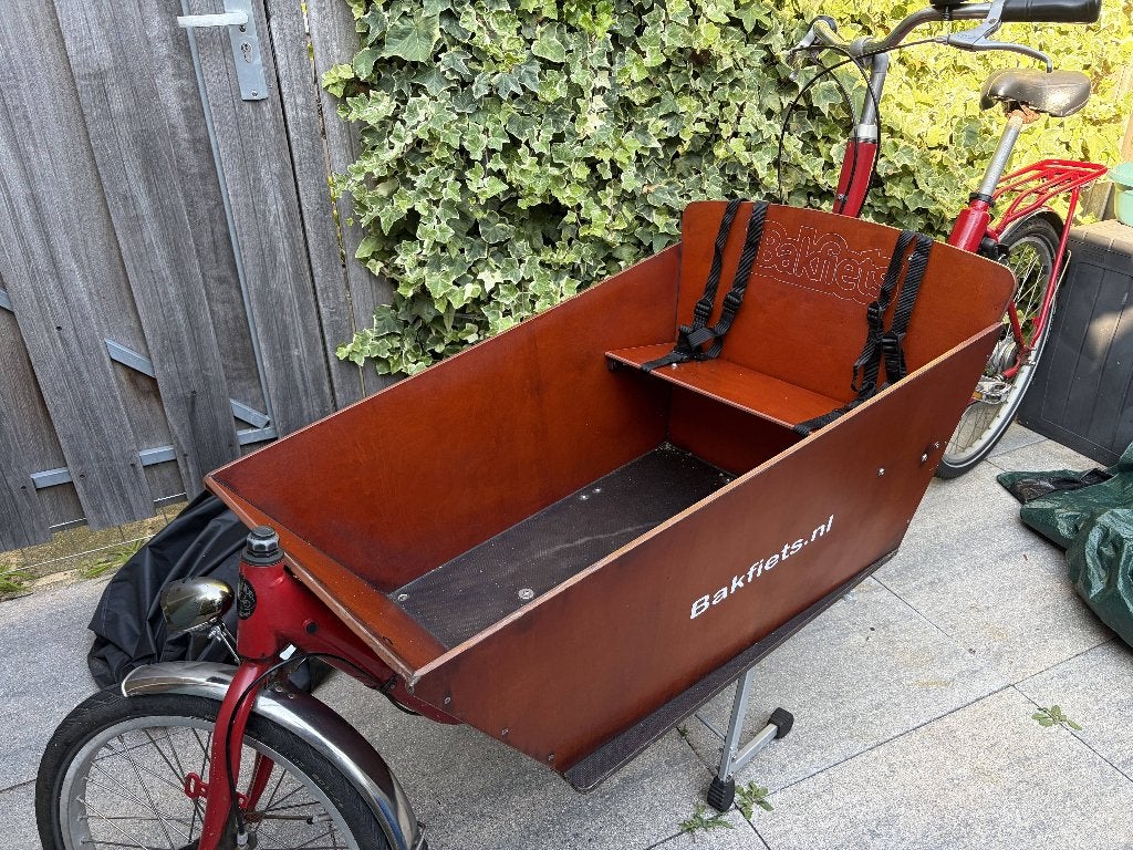 Bakfiets Cargo Long Classic (BakfietsNL), Fietsen en Brommers, Fietsen | Bakfietsen, Gebruikt, 3 kinderen, Trommelrem, Ophalen