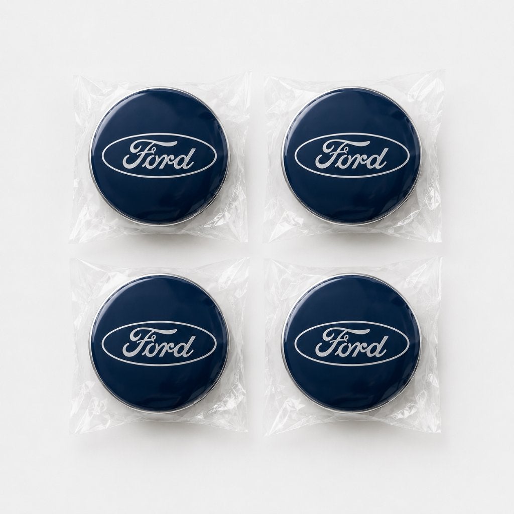 Ford Naafdoppen Blauw 54mm, Ophalen of Verzenden, Zo goed als nieuw