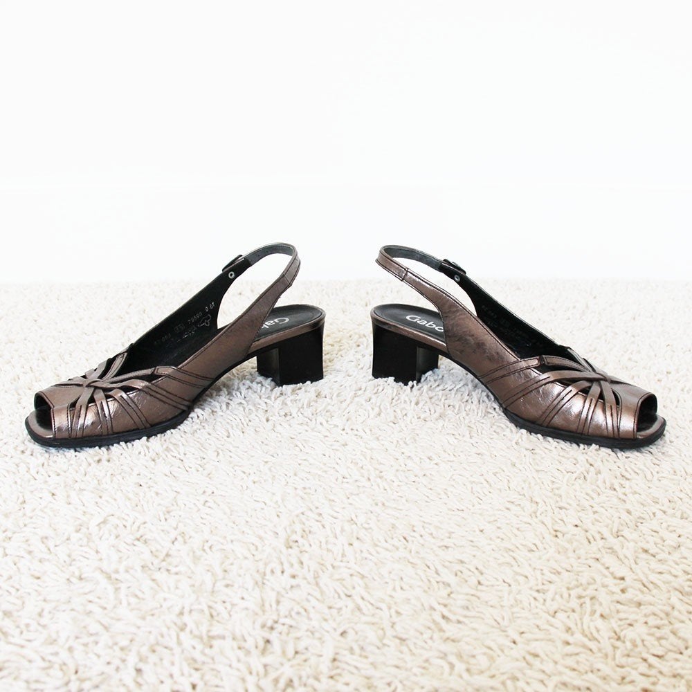 Prachtige Leren Gabor Sandalen s1 (Maat 5½G/38½) € 40,-, Kleding | Dames, Overige kleuren, Gabor, Zo goed als nieuw, Sandalen of Muiltjes