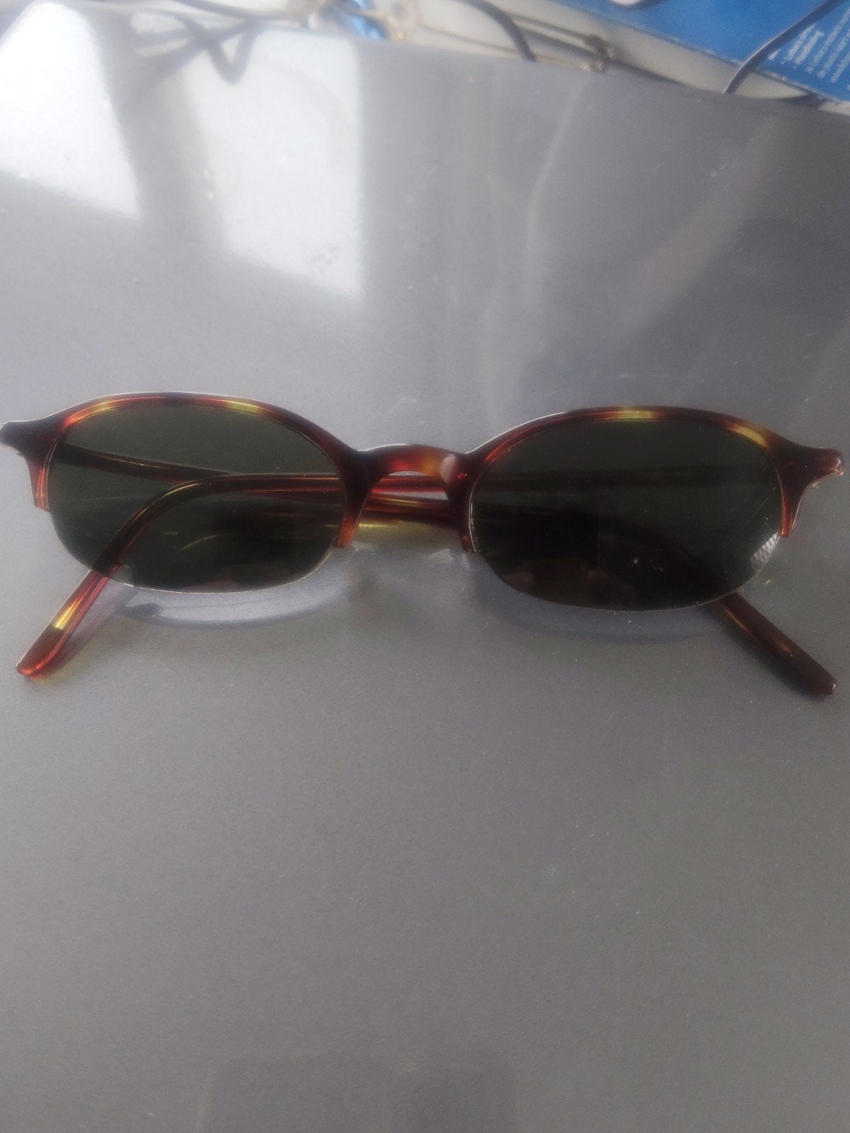 Vintage Giorgio Armani Zonnebril Jaren '90 - Made in Italy, Gebruikt, Zonnebril, Bruin, Ophalen