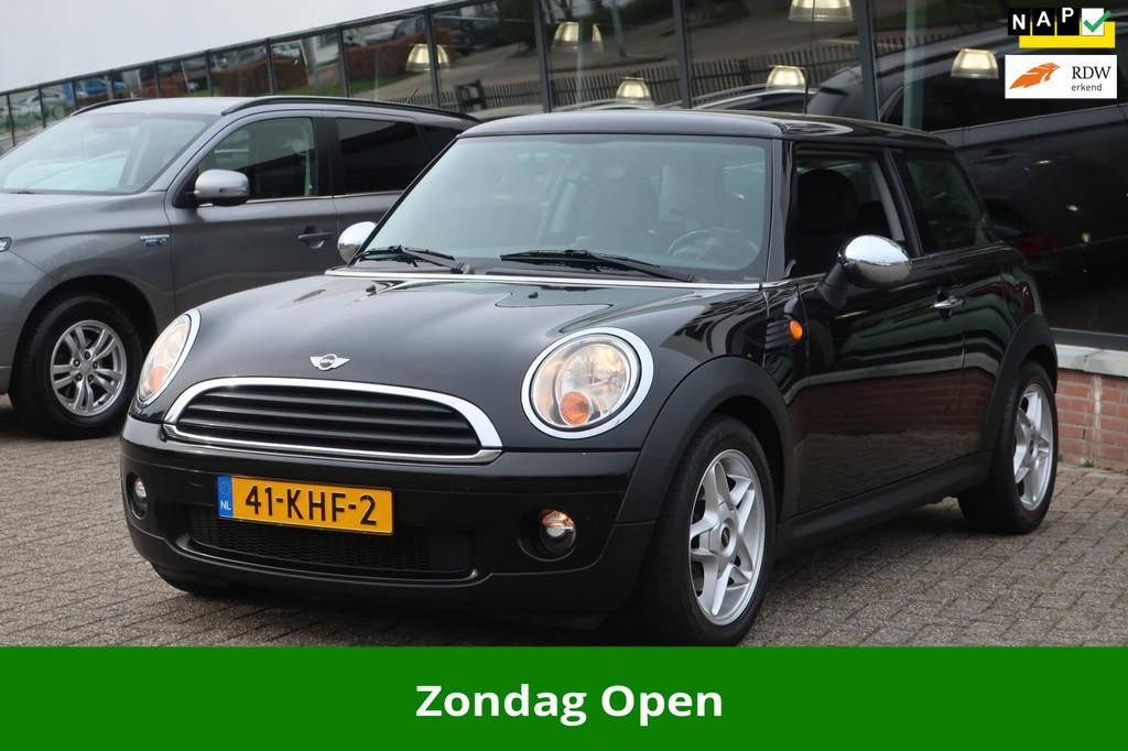 Mini Mini 1.4 One Business Line, Voorwielaandrijving, Stof, Zwart, 4 cilinders