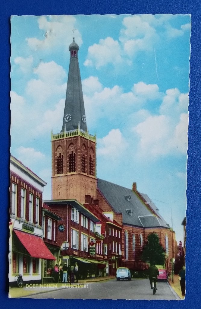 Doetinchem, Waterstraat. Klf, Verzenden, 1940 tot 1960, Gelopen, Gelderland