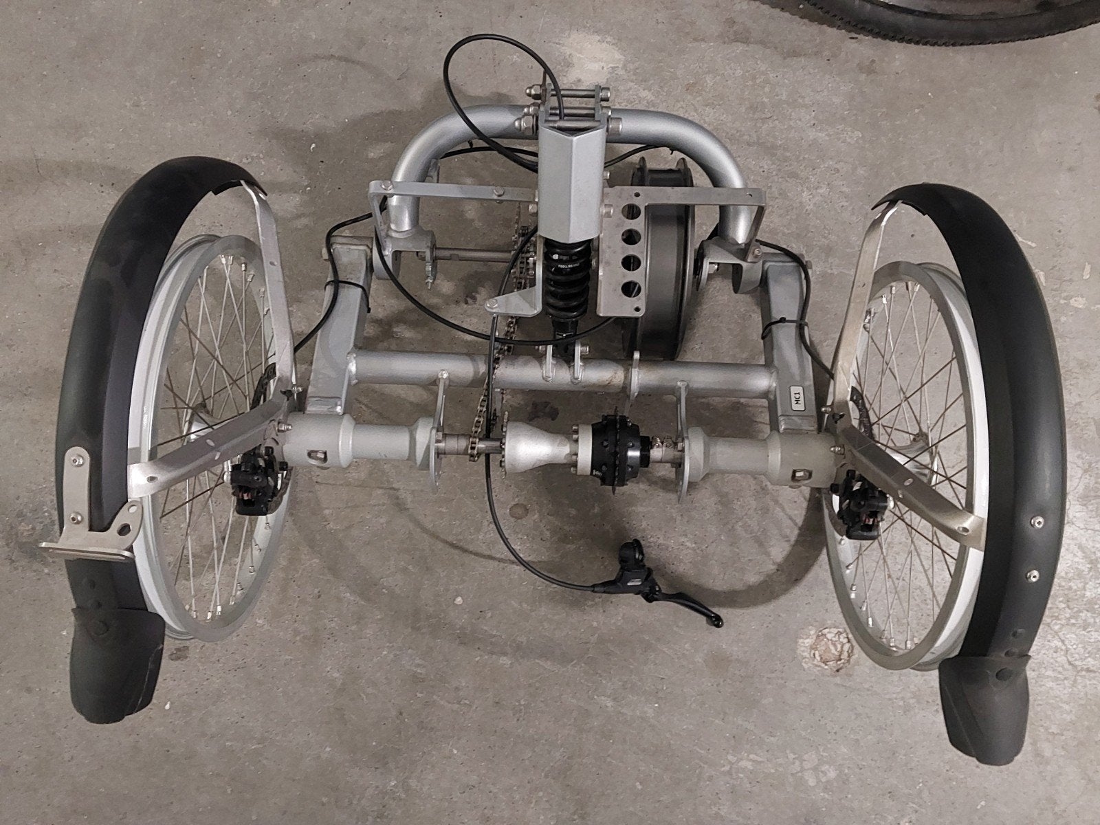 Van Raam Driewieler Hydraulische Remmen Elektrische Motor, Ophalen of Verzenden, Nieuw, Schijfrem, Van Raam