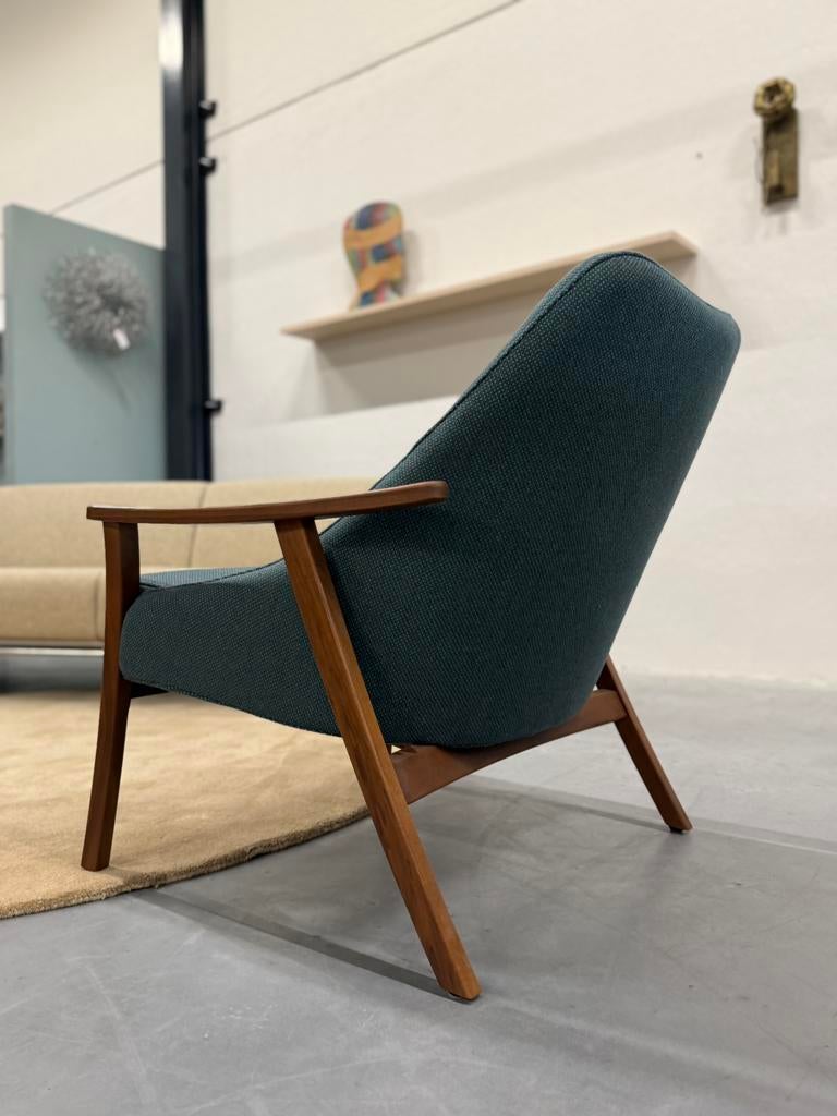 Nieuw Harvink Blazoen fauteuil Panama stof Design stoel Hout, Harvink, Nieuw, 75 tot 100 cm, Ophalen of Verzenden