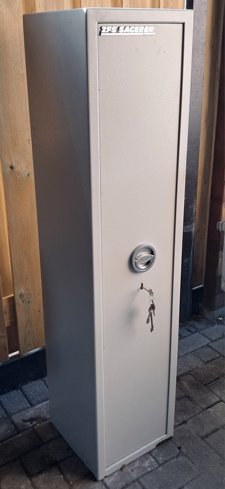 Zeer degelijke wapenkluis van ZFS Sagerer!, Ophalen, Gebruikt, Brandkast
