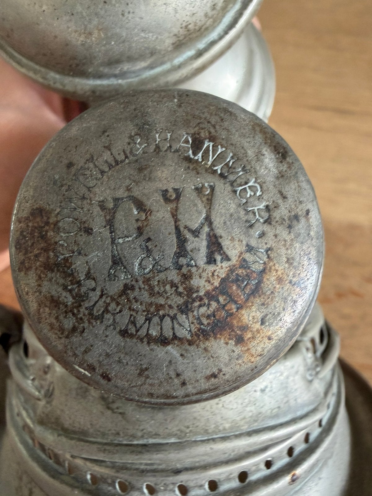 Antieke engelse carbid fietslamp, Ophalen of Verzenden