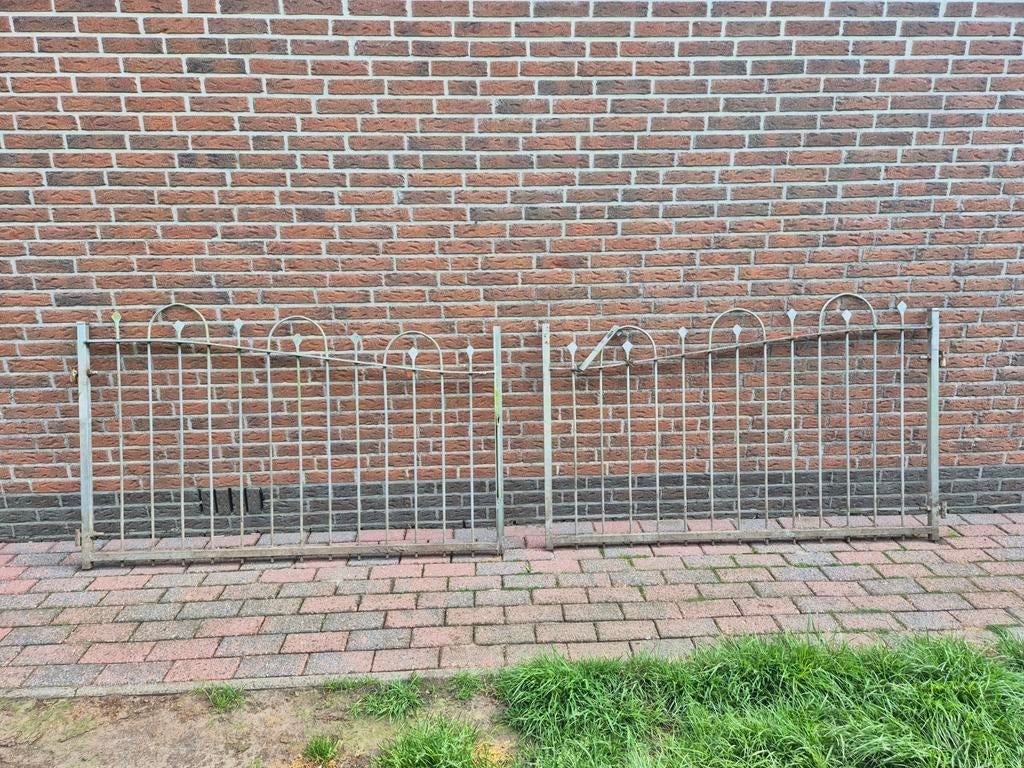 Mooi hekwerk poort, Tuin en Terras, Tuinhekken en Hekwerk, Ophalen, Gebruikt, IJzer, Sierhekwerk