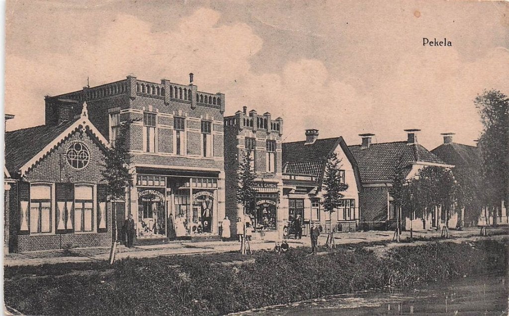 702-102-037 Pekela, Verzamelen, Ansichtkaarten | Nederland, Verzenden, Voor 1920, Groningen