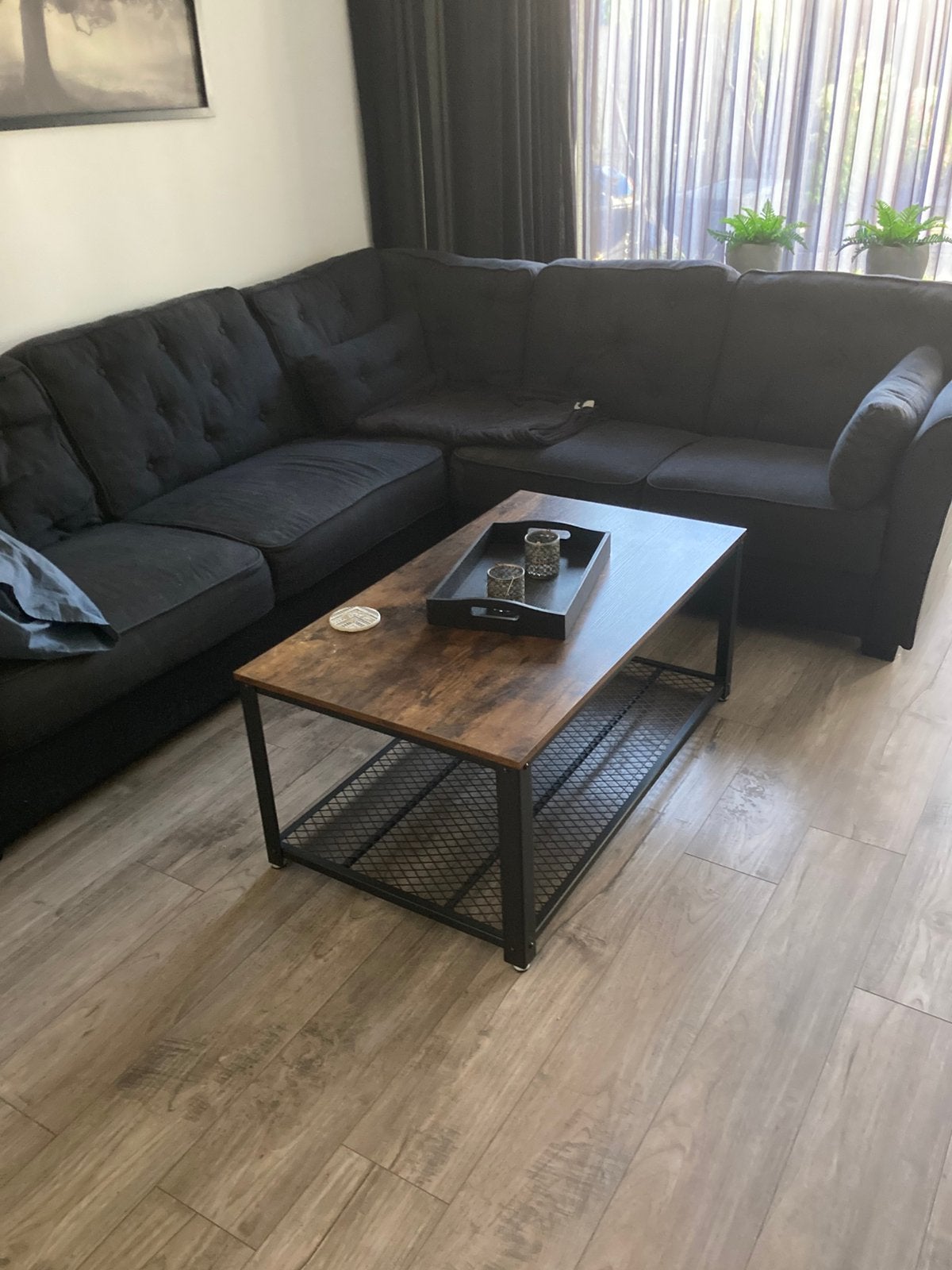 Bijna grats inrichting kasten salontafel bank schouwhaard, Ophalen